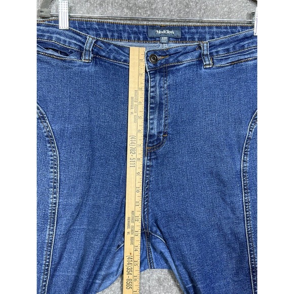 ModCloth Bootcut Jeans Womens Size 22 Regular‎ Stretch Blue Denim - Picture 8 of 12